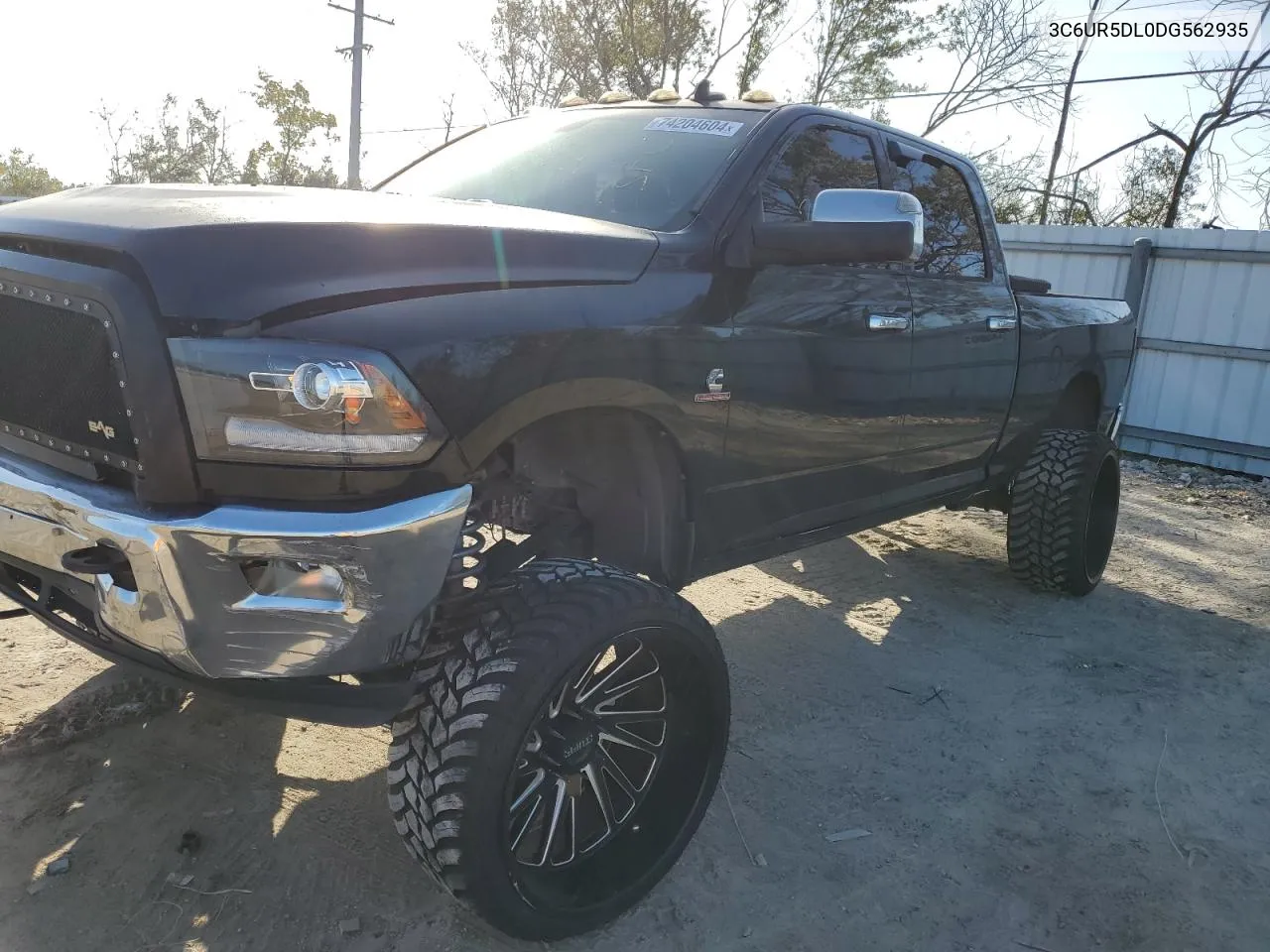 2013 Ram 2500 Slt VIN: 3C6UR5DL0DG562935 Lot: 74204604