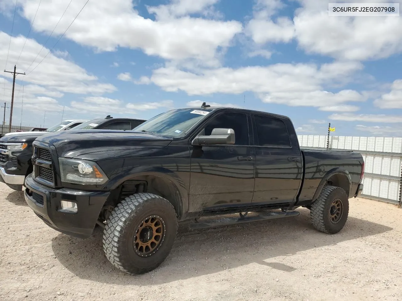 2014 Ram 2500 Laramie VIN: 3C6UR5FJ2EG207908 Lot: 59580294