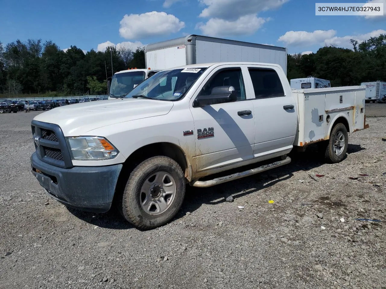 2014 Ram 2500 St VIN: 3C7WR4HJ7EG327943 Lot: 70856054