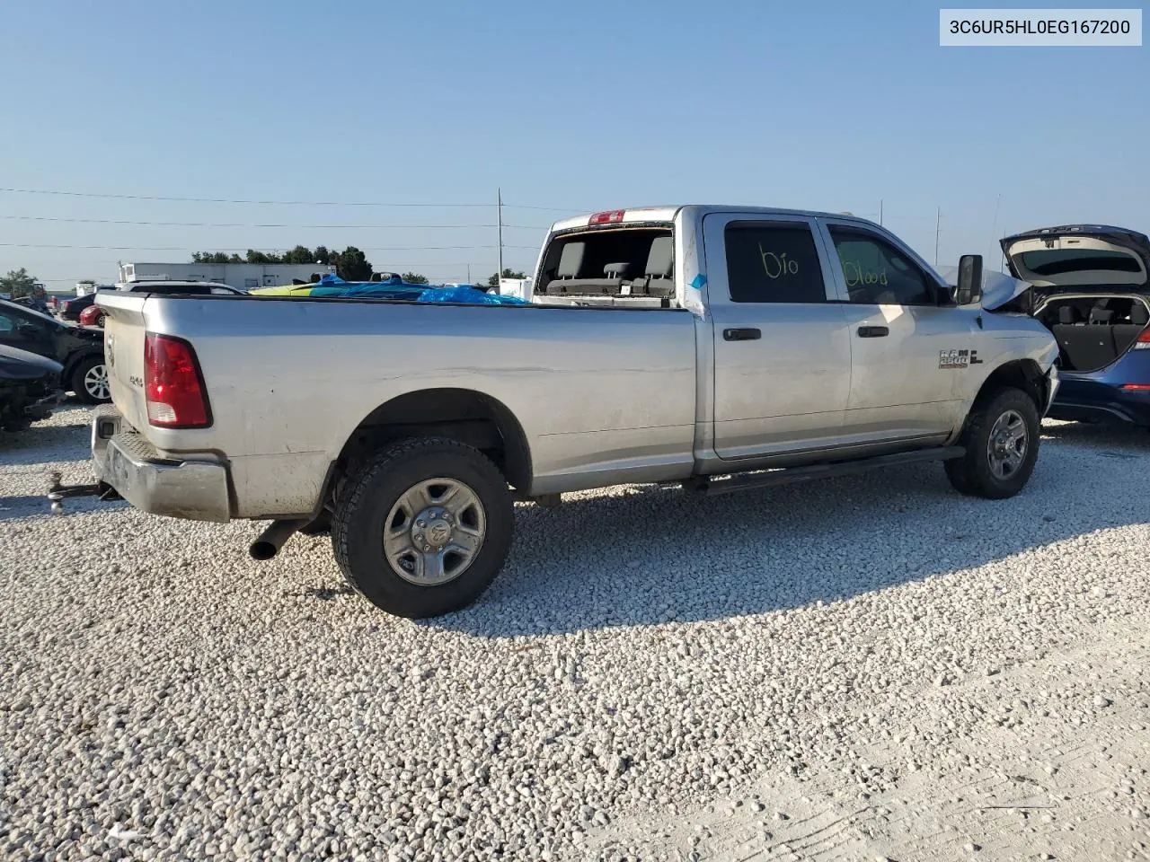 2014 Ram 2500 St VIN: 3C6UR5HL0EG167200 Lot: 71112224