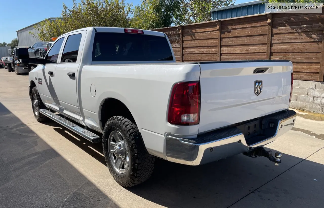 2014 Ram 2500 St VIN: 3C6UR4CJ2EG137406 Lot: 74503124