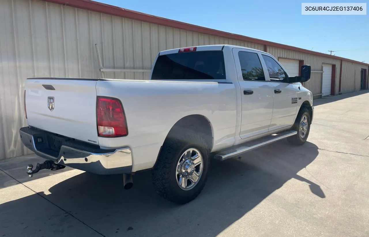 2014 Ram 2500 St VIN: 3C6UR4CJ2EG137406 Lot: 74503124