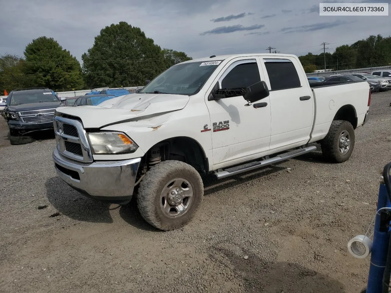 2014 Ram 2500 St VIN: 3C6UR4CL6EG173360 Lot: 75316904