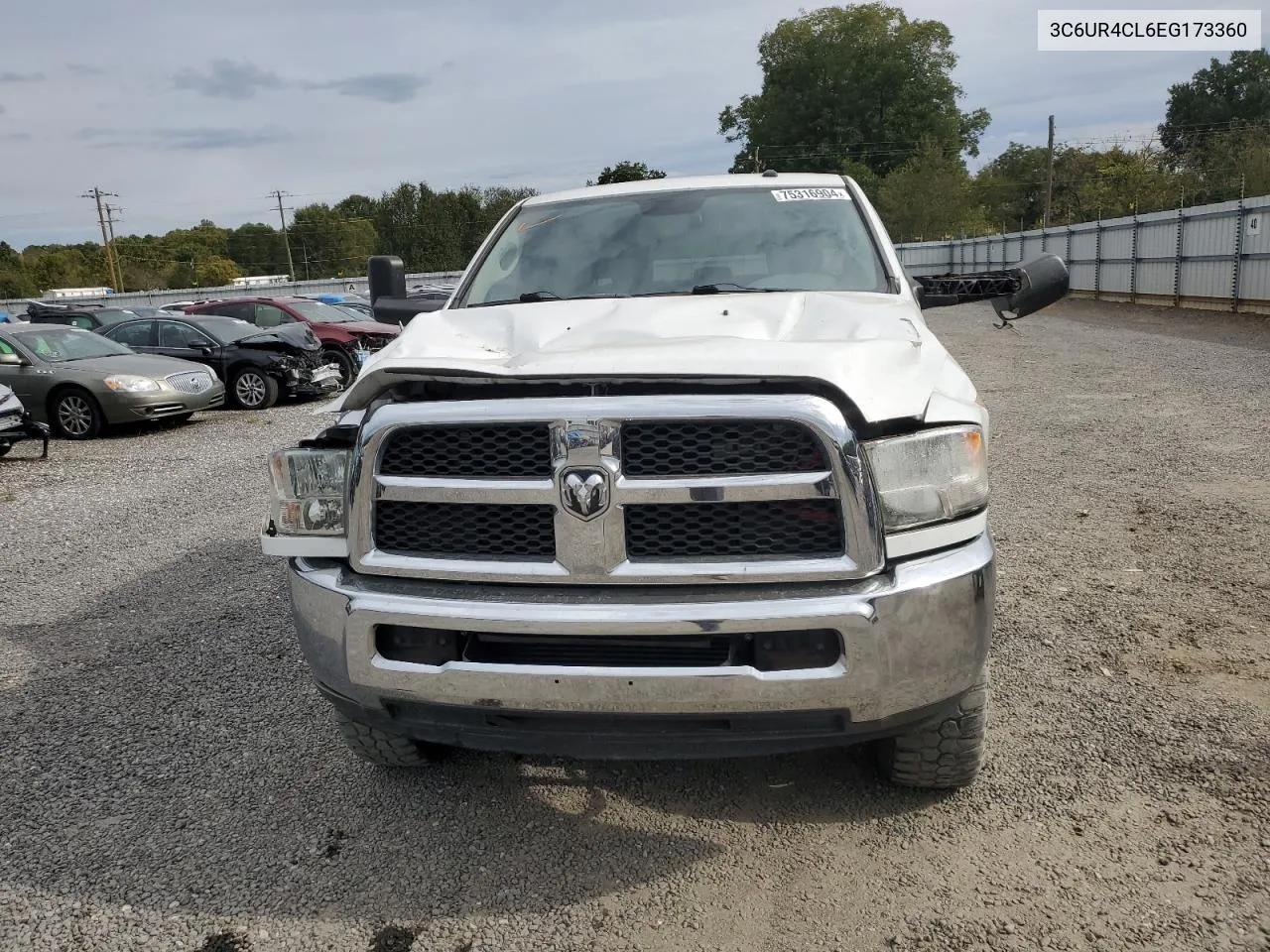 2014 Ram 2500 St VIN: 3C6UR4CL6EG173360 Lot: 75316904