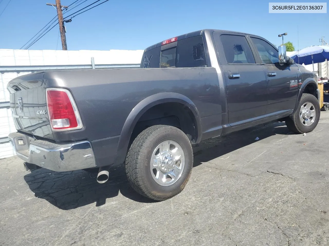 2014 Ram 2500 Laramie VIN: 3C6UR5FL2EG136307 Lot: 77328094