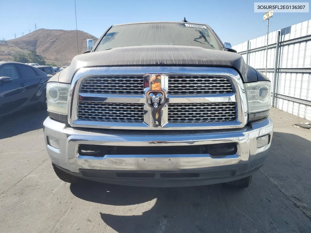 2014 Ram 2500 Laramie VIN: 3C6UR5FL2EG136307 Lot: 77328094