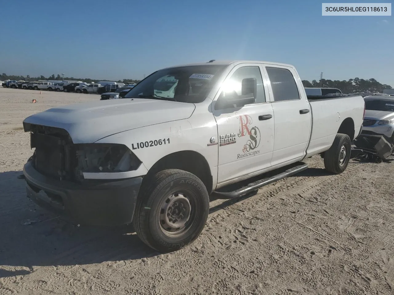 2014 Ram 2500 St VIN: 3C6UR5HL0EG118613 Lot: 77859334