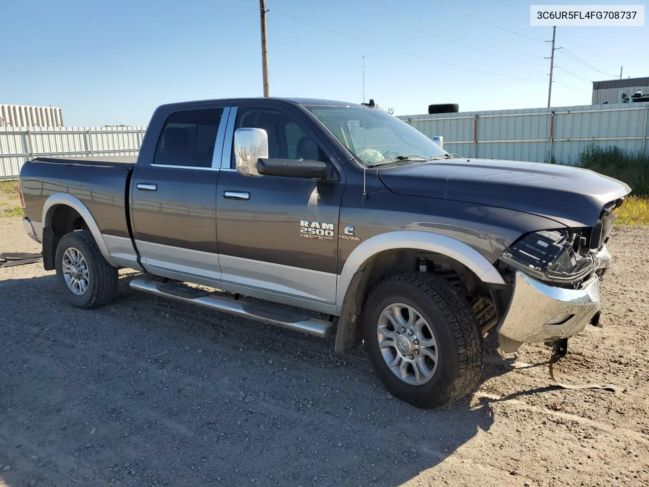 2015 Ram 2500 Laramie VIN: 3C6UR5FL4FG708737 Lot: 59122844