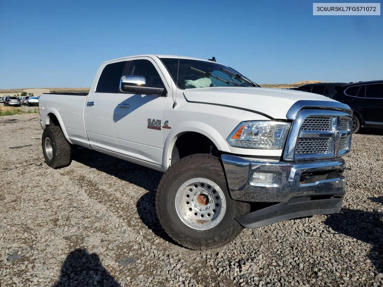 2015 Ram 2500 Laramie VIN: 3C6UR5KL7FG571072 Lot: 68083314