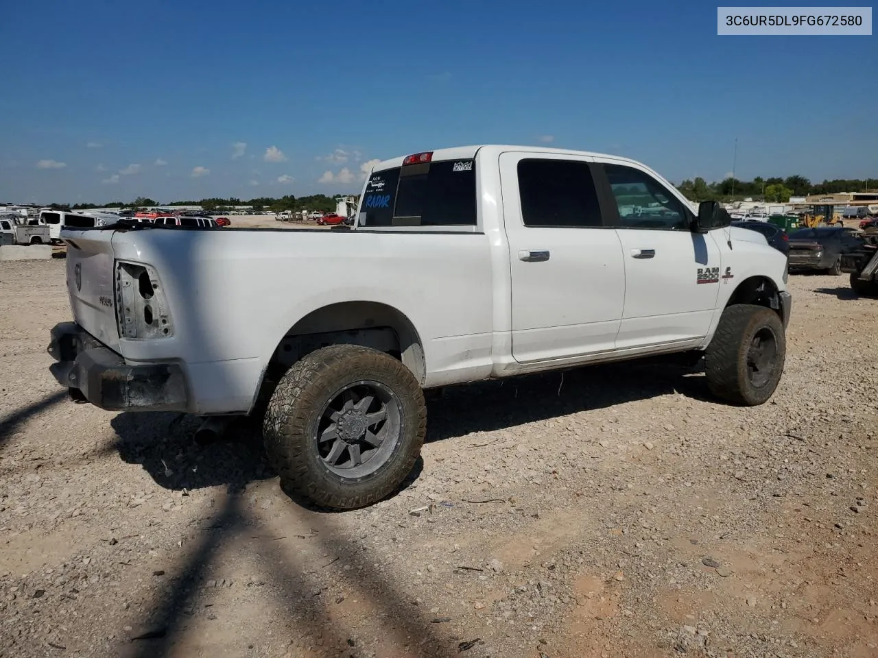 2015 Ram 2500 Slt VIN: 3C6UR5DL9FG672580 Lot: 68547424