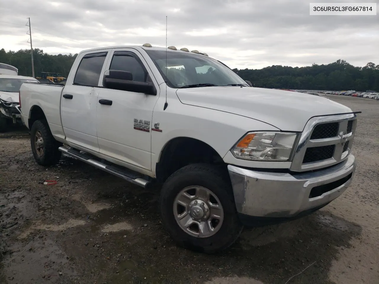 2015 Ram 2500 St VIN: 3C6UR5CL3FG667814 Lot: 68685984