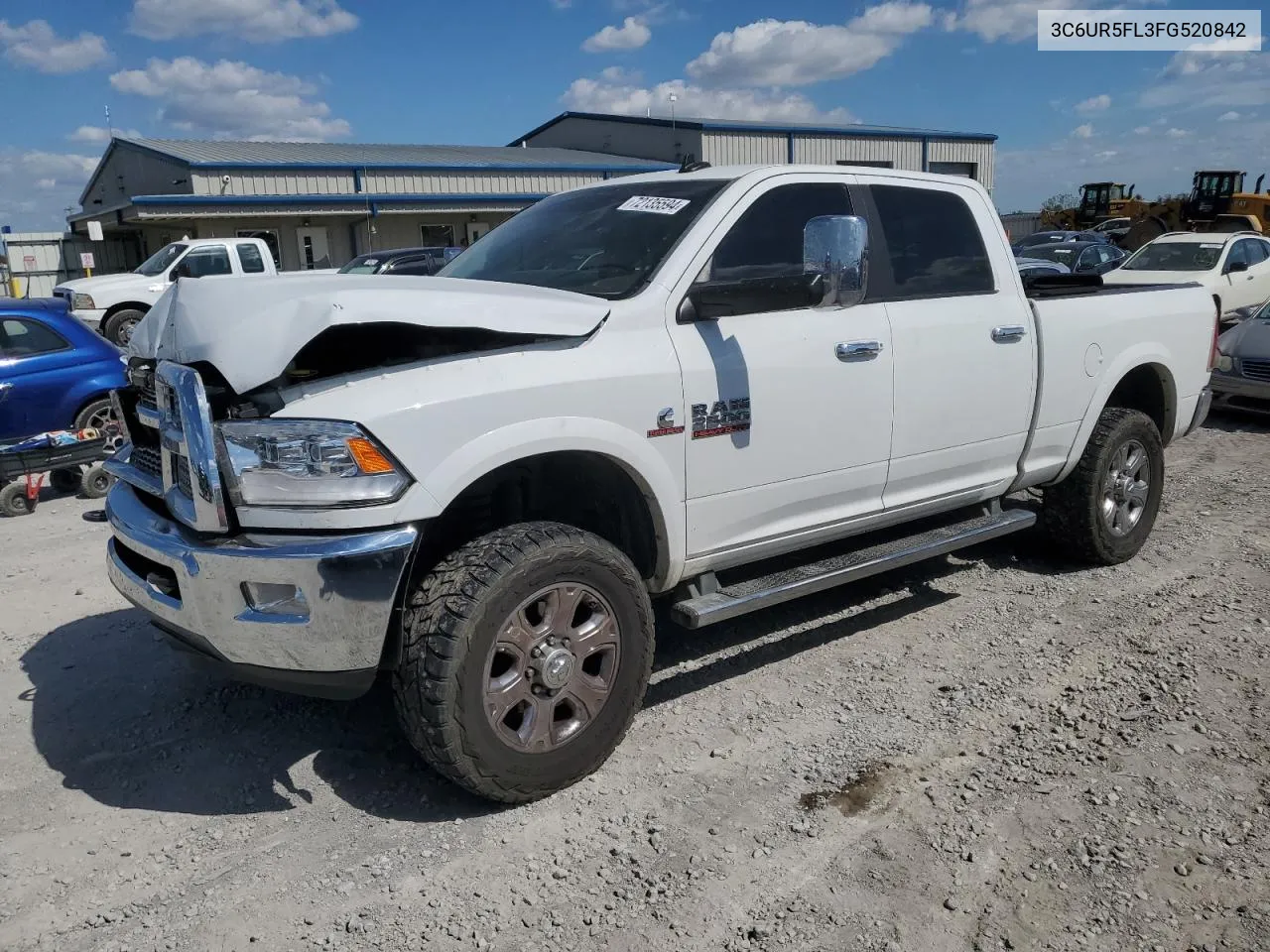 2015 Ram 2500 Laramie VIN: 3C6UR5FL3FG520842 Lot: 72135594