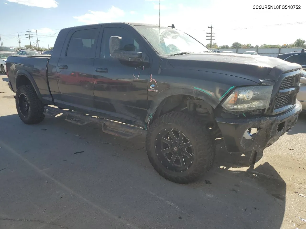 2015 Ram 2500 Laramie VIN: 3C6UR5NL8FG548752 Lot: 72194154