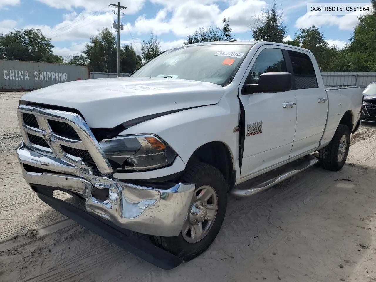 3C6TR5DT5FG551864 2015 Ram 2500 Slt