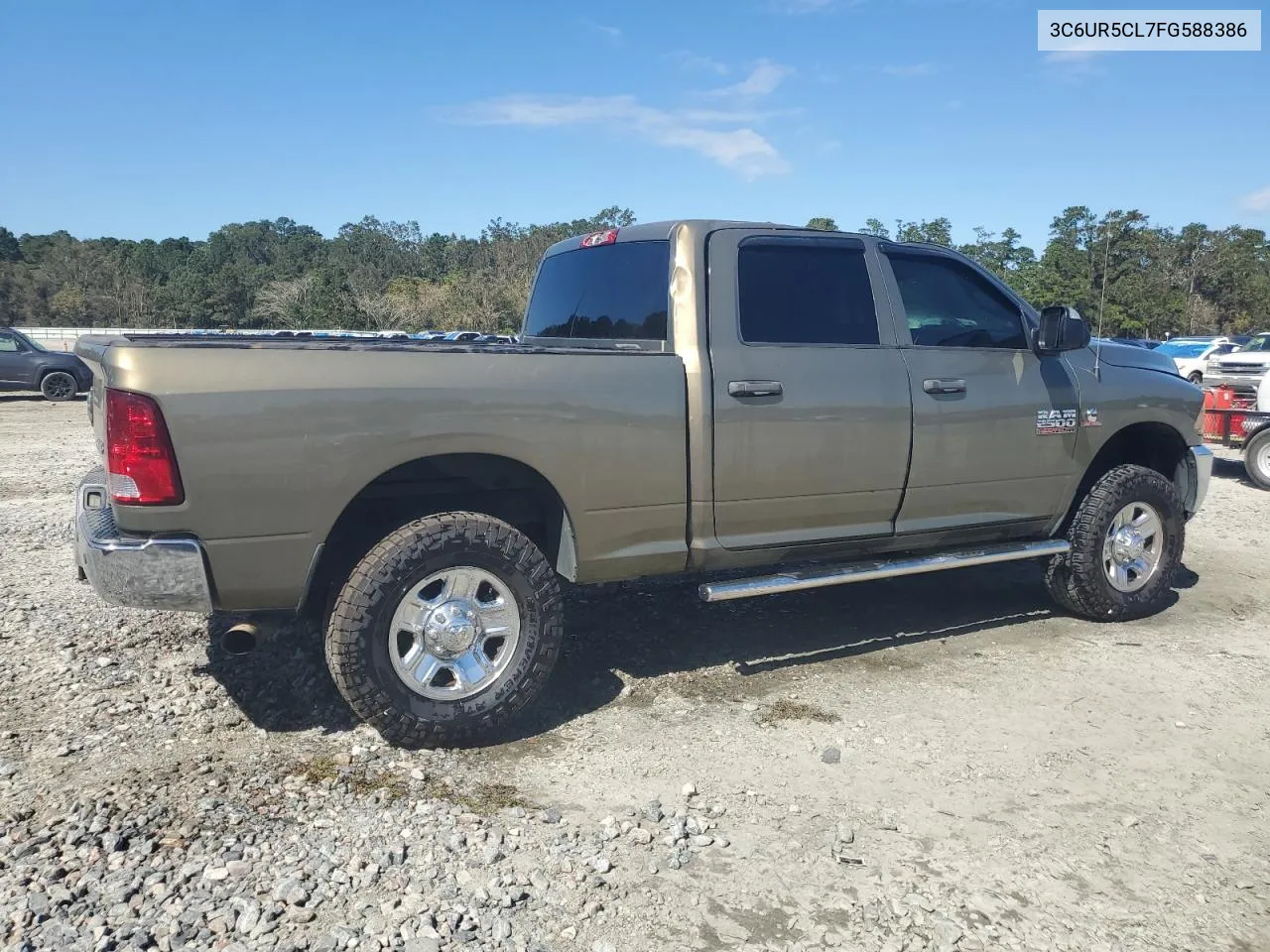 2015 Ram 2500 St VIN: 3C6UR5CL7FG588386 Lot: 74665814