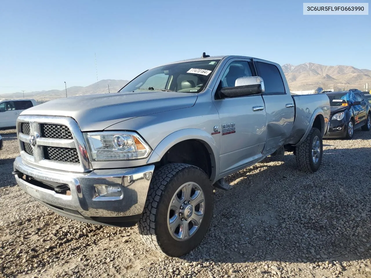 2015 Ram 2500 Laramie VIN: 3C6UR5FL9FG663990 Lot: 77470164