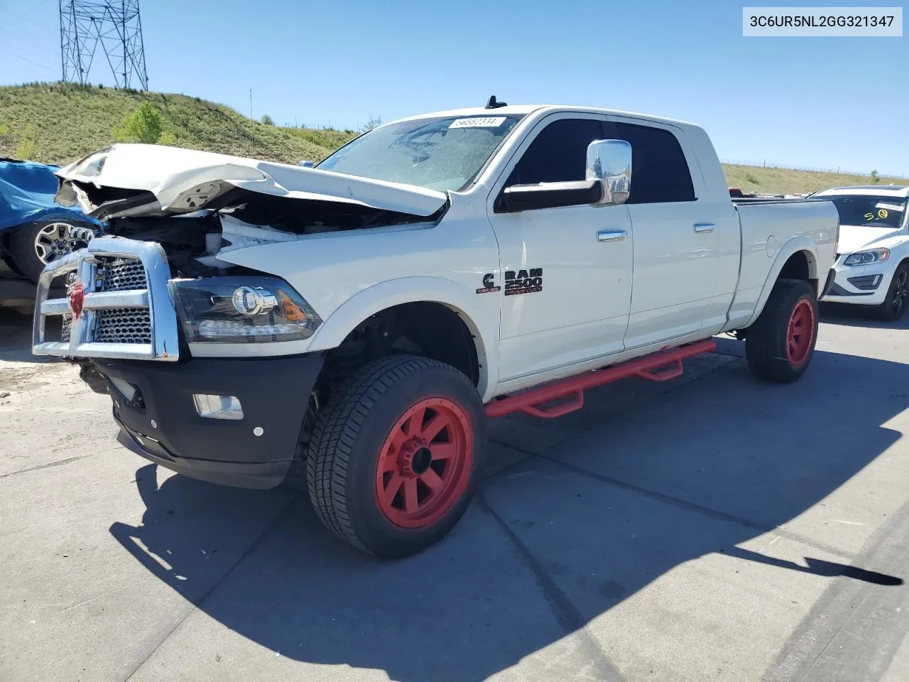 2016 Ram 2500 Laramie VIN: 3C6UR5NL2GG321347 Lot: 56582334