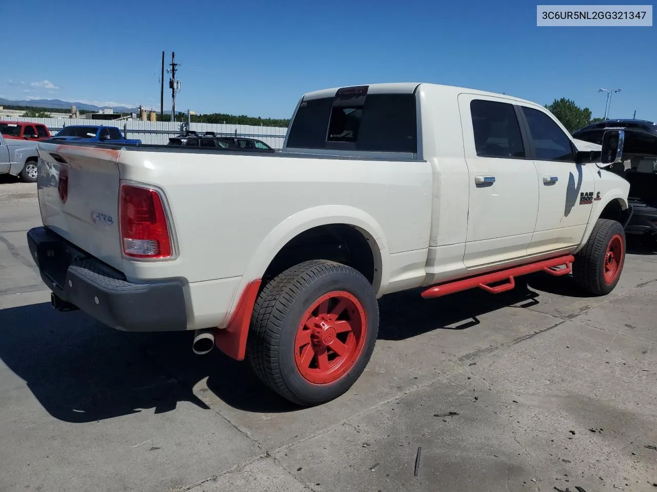 2016 Ram 2500 Laramie VIN: 3C6UR5NL2GG321347 Lot: 56582334