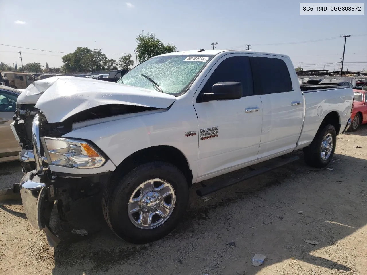 2016 Ram 2500 Slt VIN: 3C6TR4DT0GG308572 Lot: 58161934