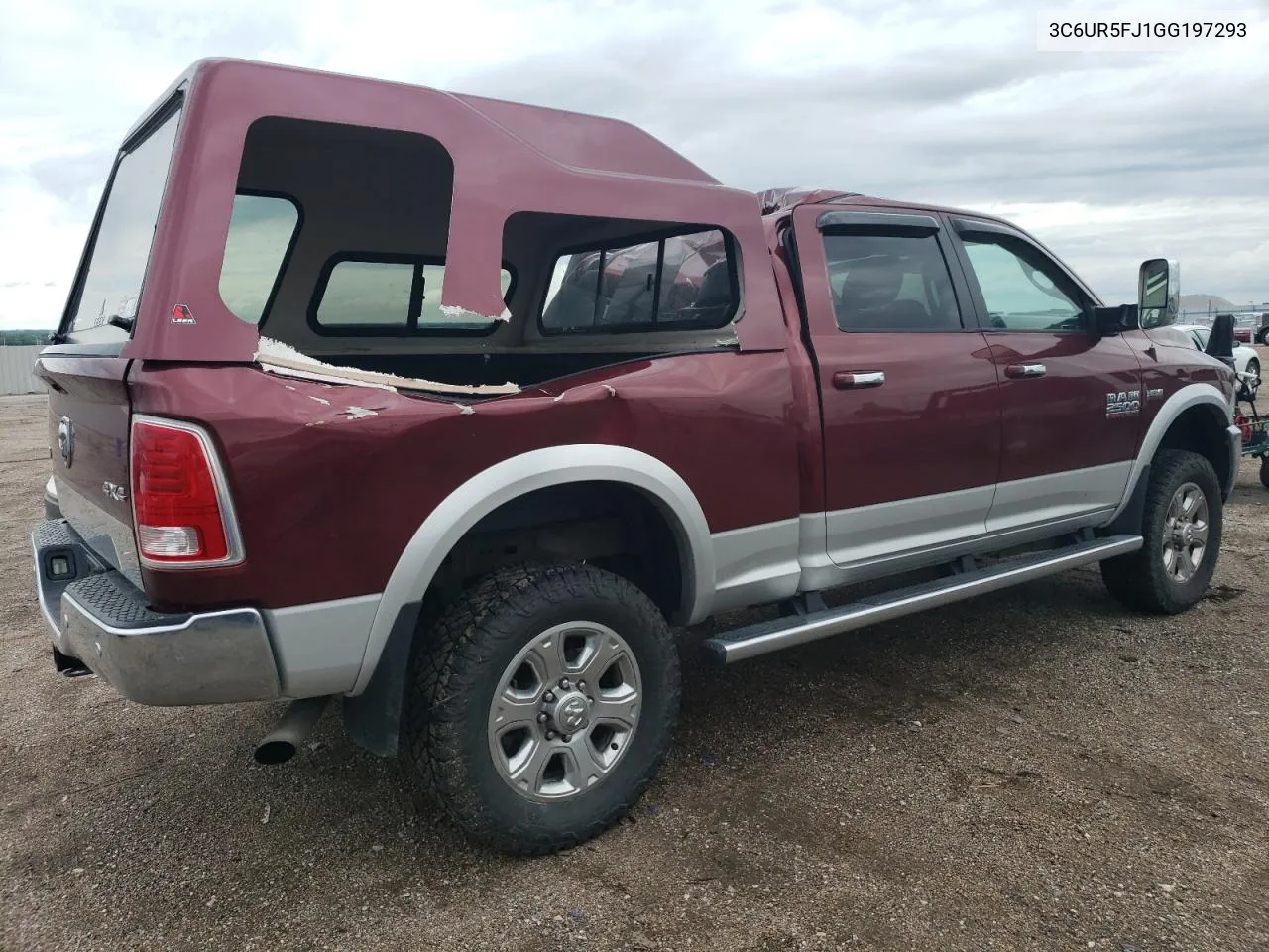 2016 Ram 2500 Laramie VIN: 3C6UR5FJ1GG197293 Lot: 61534534