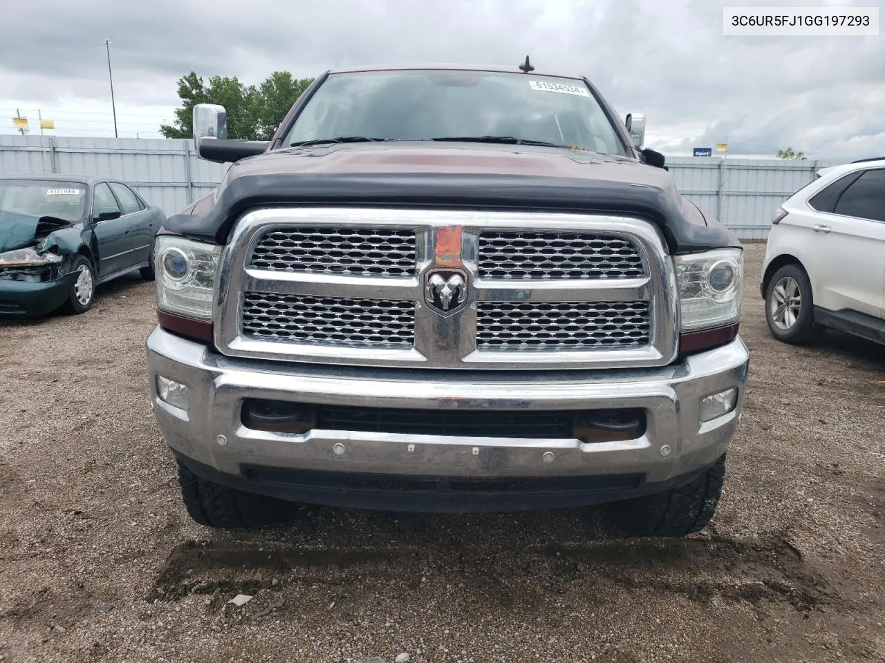 2016 Ram 2500 Laramie VIN: 3C6UR5FJ1GG197293 Lot: 61534534