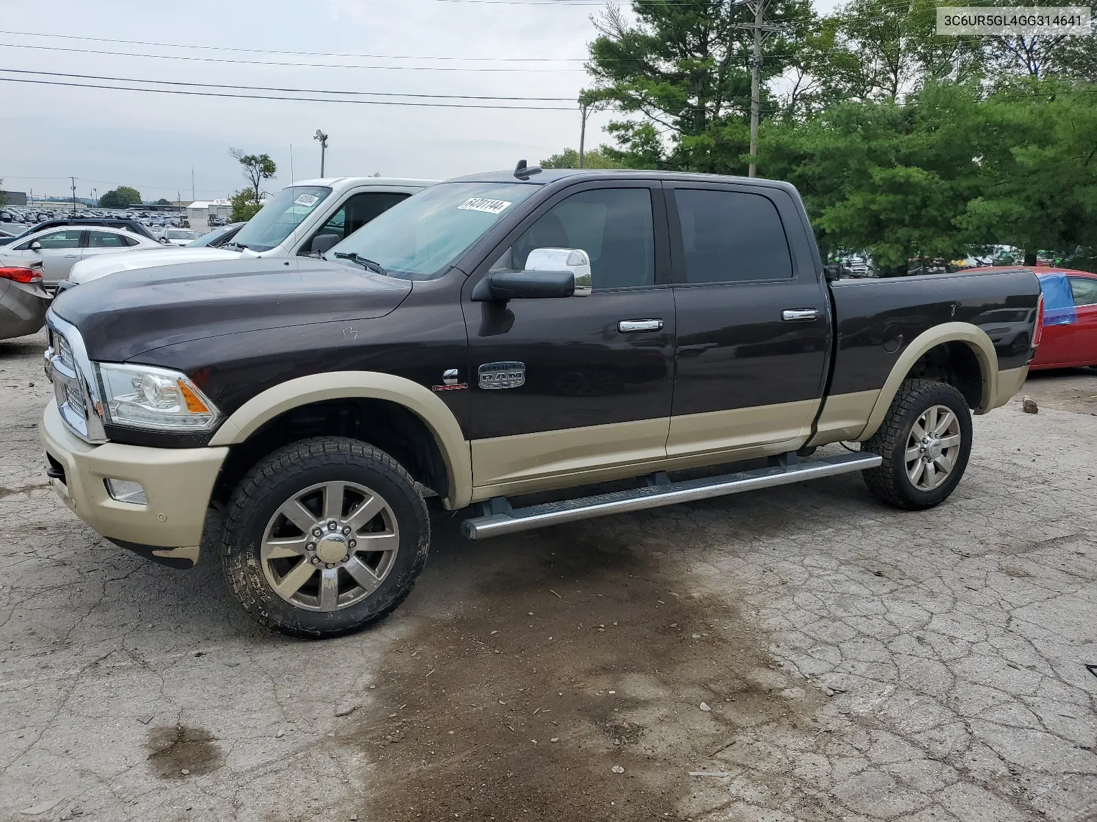 2016 Ram 2500 Longhorn VIN: 3C6UR5GL4GG314641 Lot: 64701144