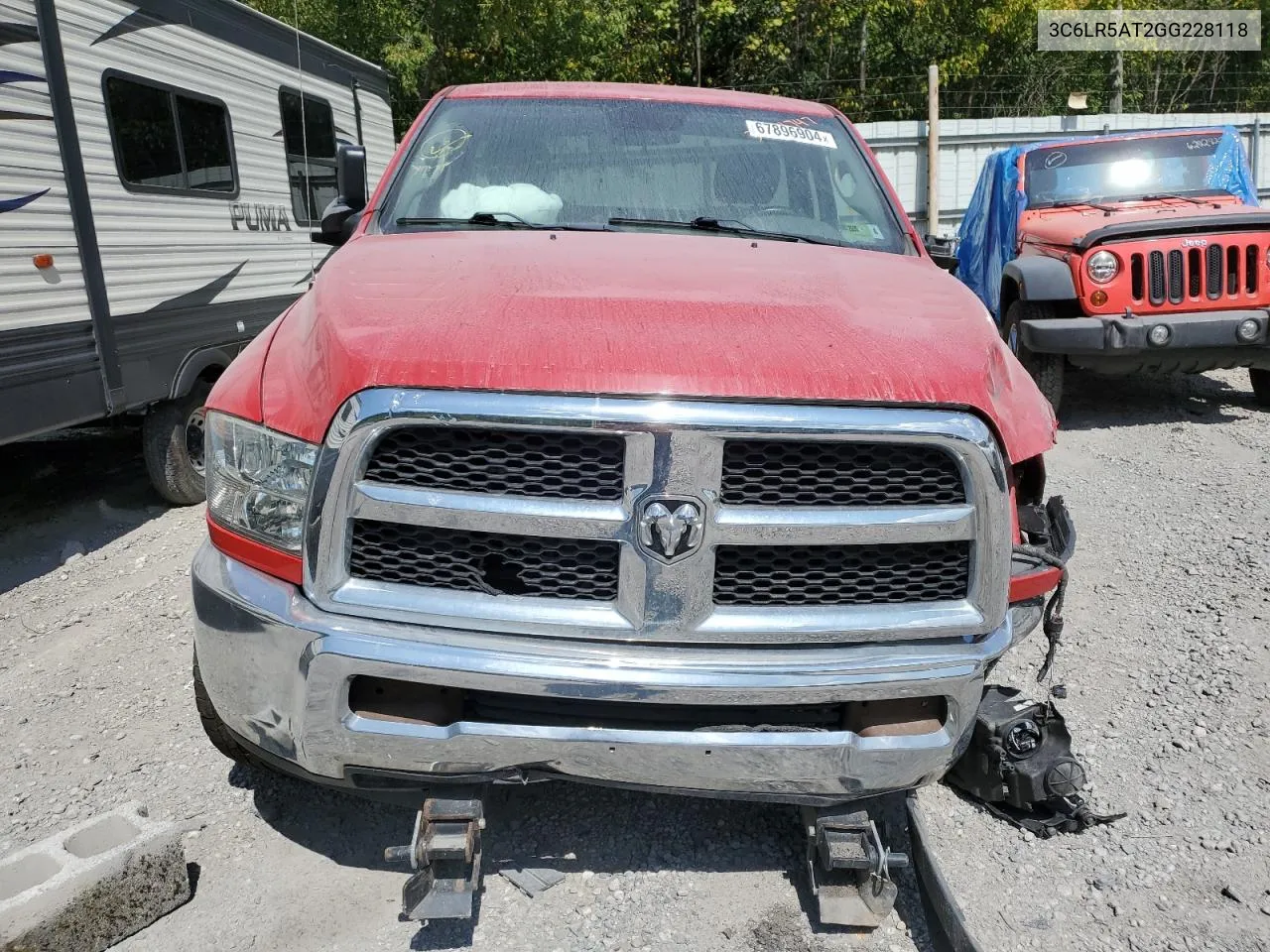 2016 Ram 2500 St VIN: 3C6LR5AT2GG228118 Lot: 67896904