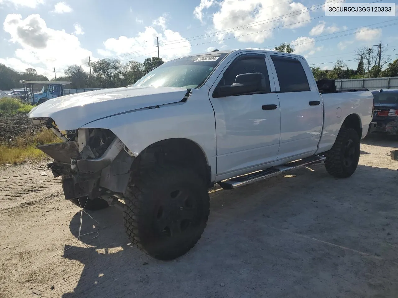 2016 Ram 2500 St VIN: 3C6UR5CJ3GG120333 Lot: 68682604