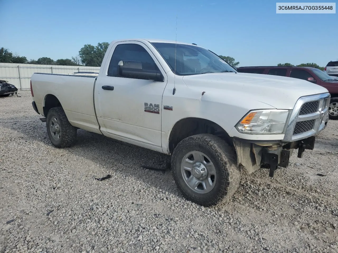 2016 Ram 2500 St VIN: 3C6MR5AJ7GG355448 Lot: 69540144