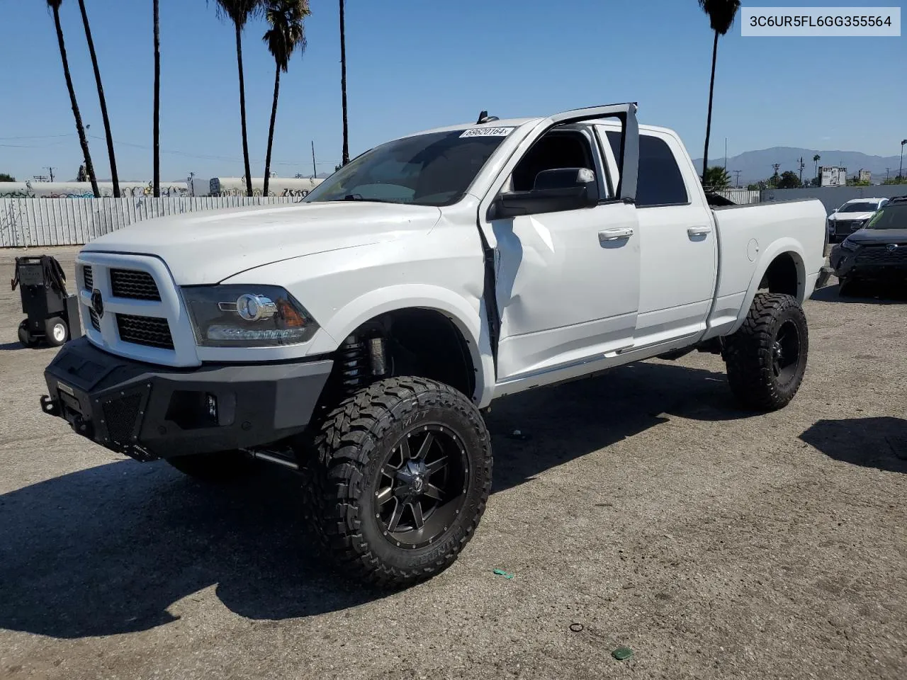 2016 Ram 2500 Laramie VIN: 3C6UR5FL6GG355564 Lot: 69620164