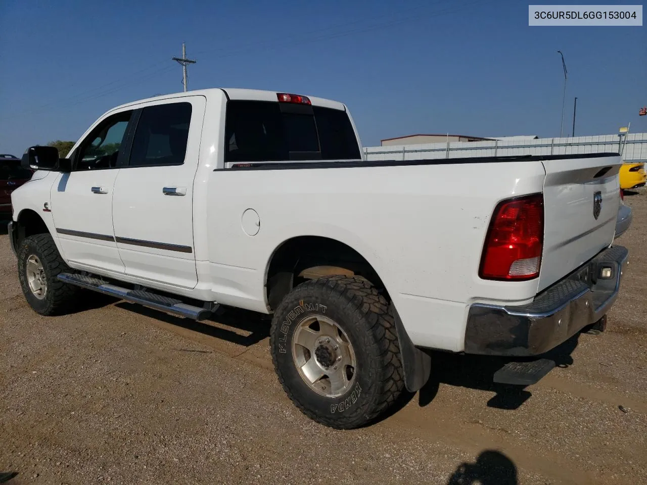 2016 Ram 2500 Slt VIN: 3C6UR5DL6GG153004 Lot: 70055234