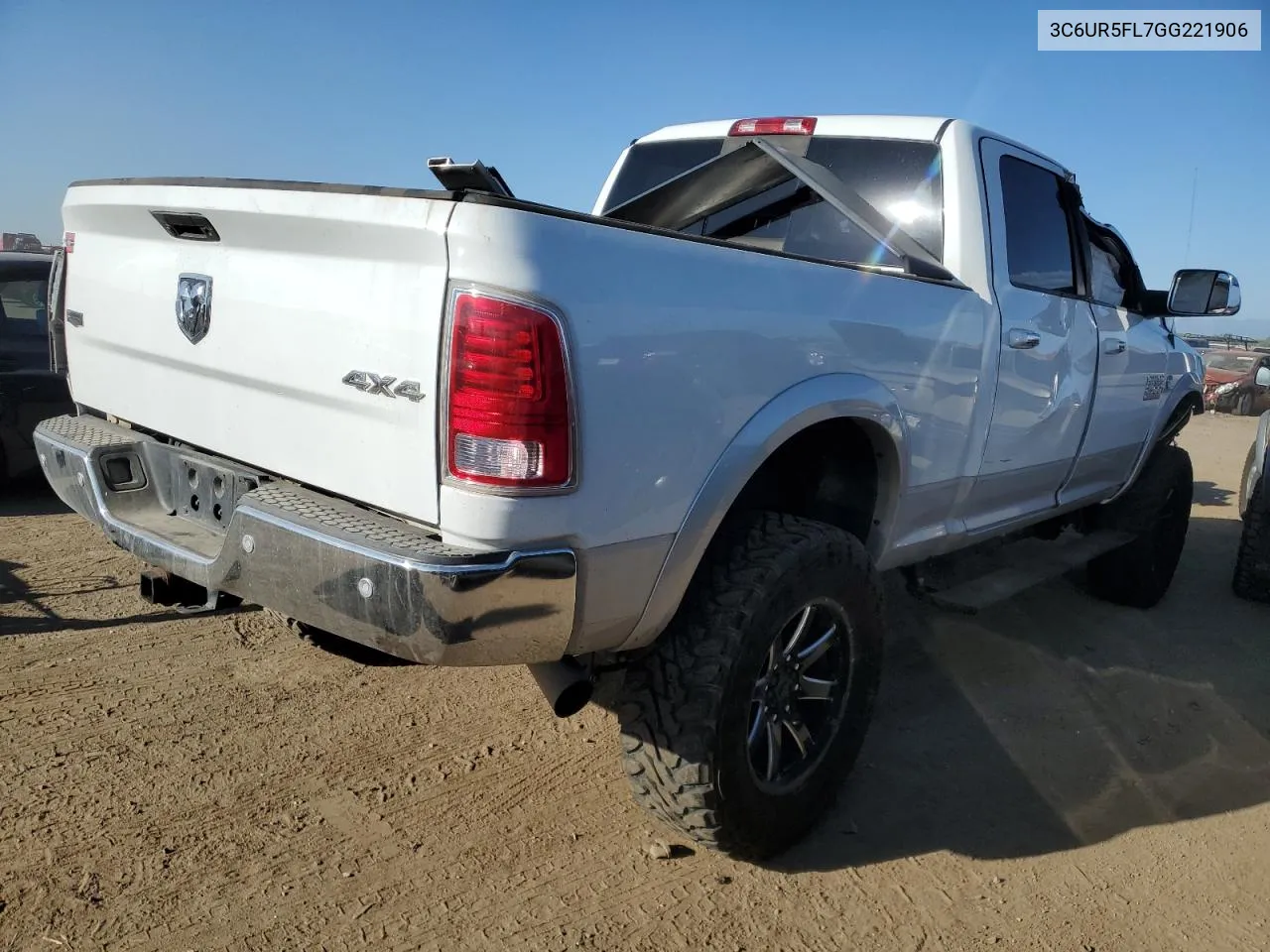 2016 Ram 2500 Laramie VIN: 3C6UR5FL7GG221906 Lot: 70125684