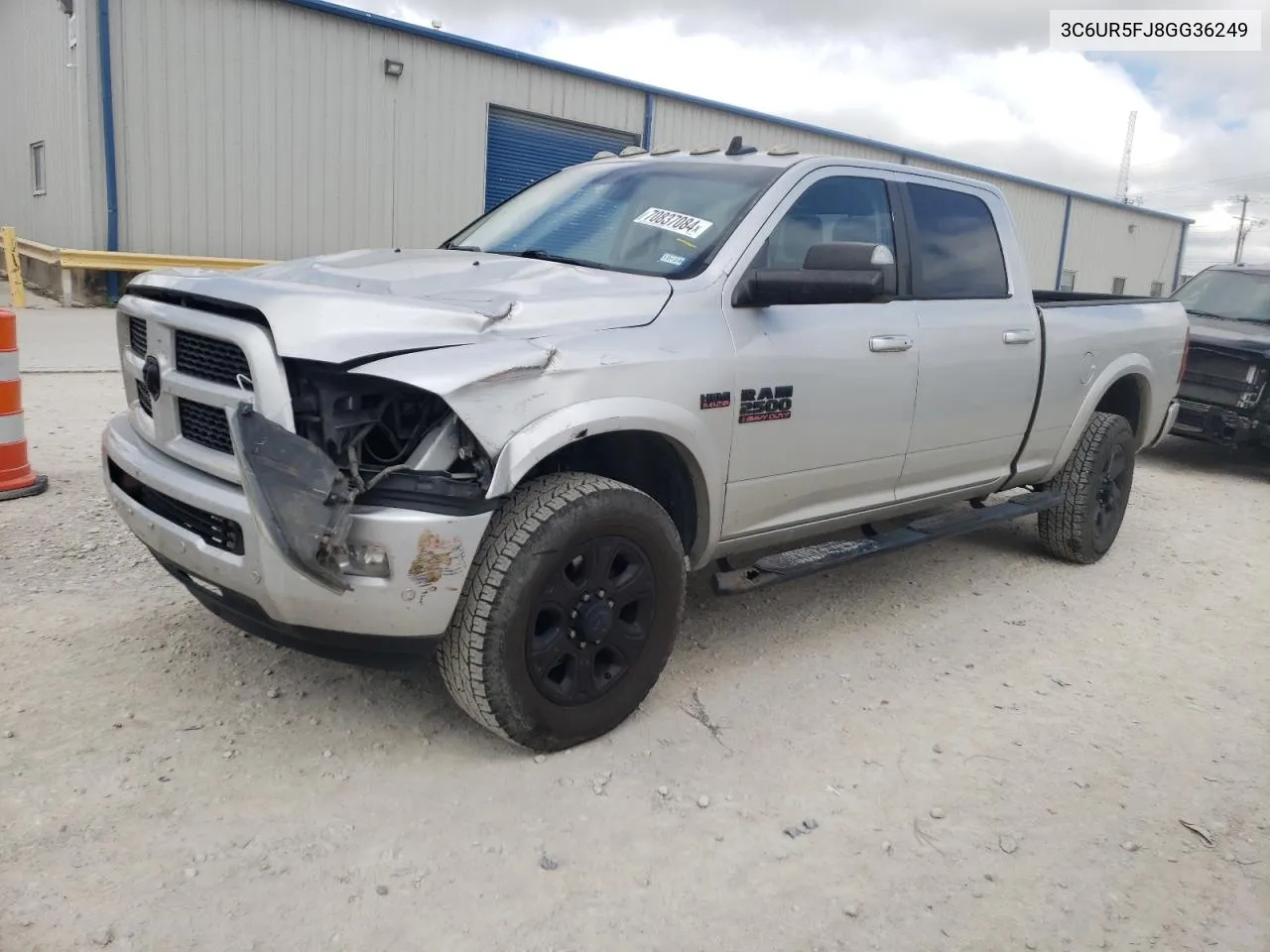 2016 Ram 2500 Laramie VIN: 3C6UR5FJ8GG36249 Lot: 70837084