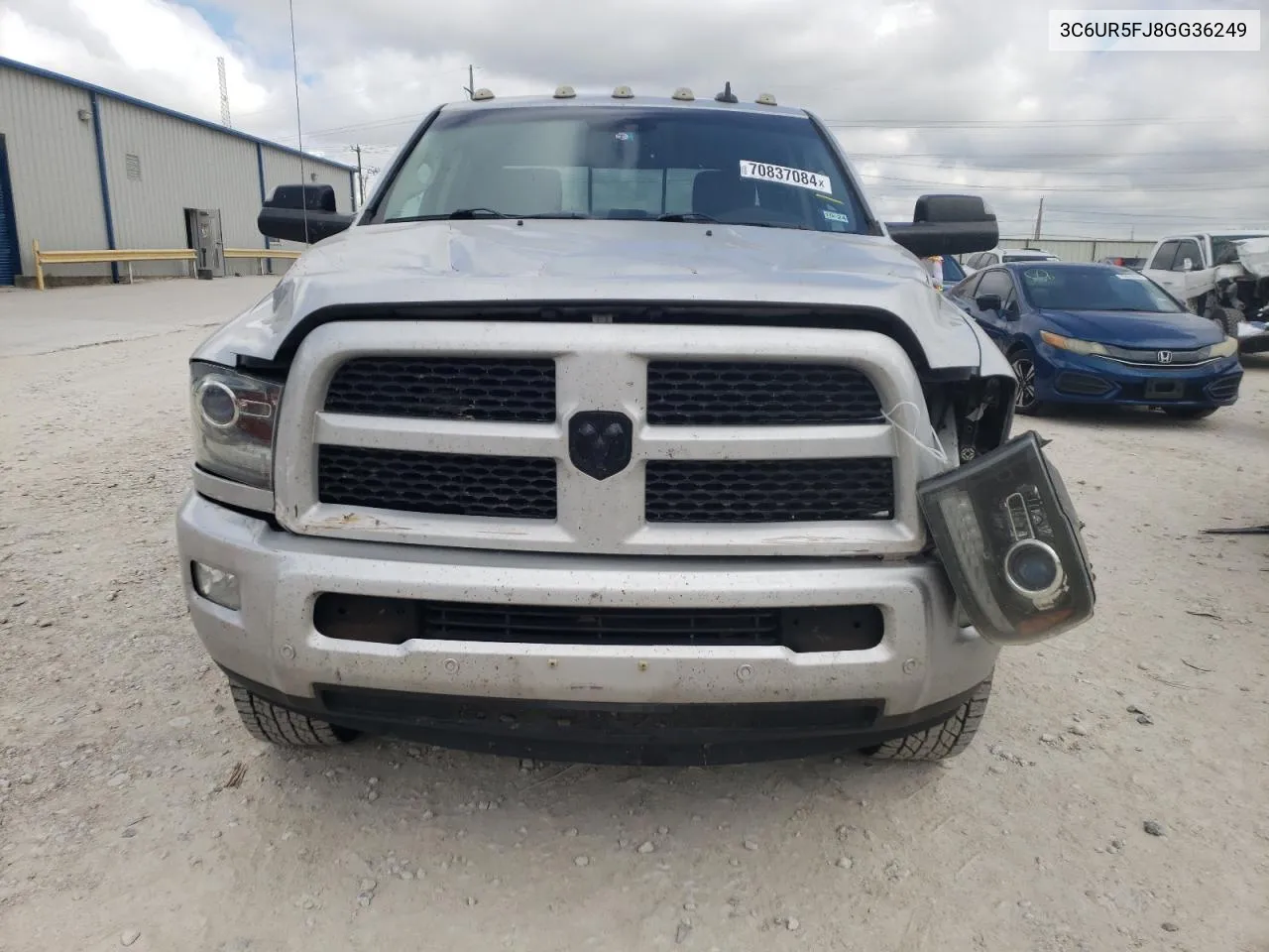 2016 Ram 2500 Laramie VIN: 3C6UR5FJ8GG36249 Lot: 70837084