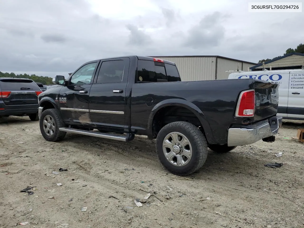 2016 Ram 2500 Laramie VIN: 3C6UR5FL7GG294726 Lot: 72676474