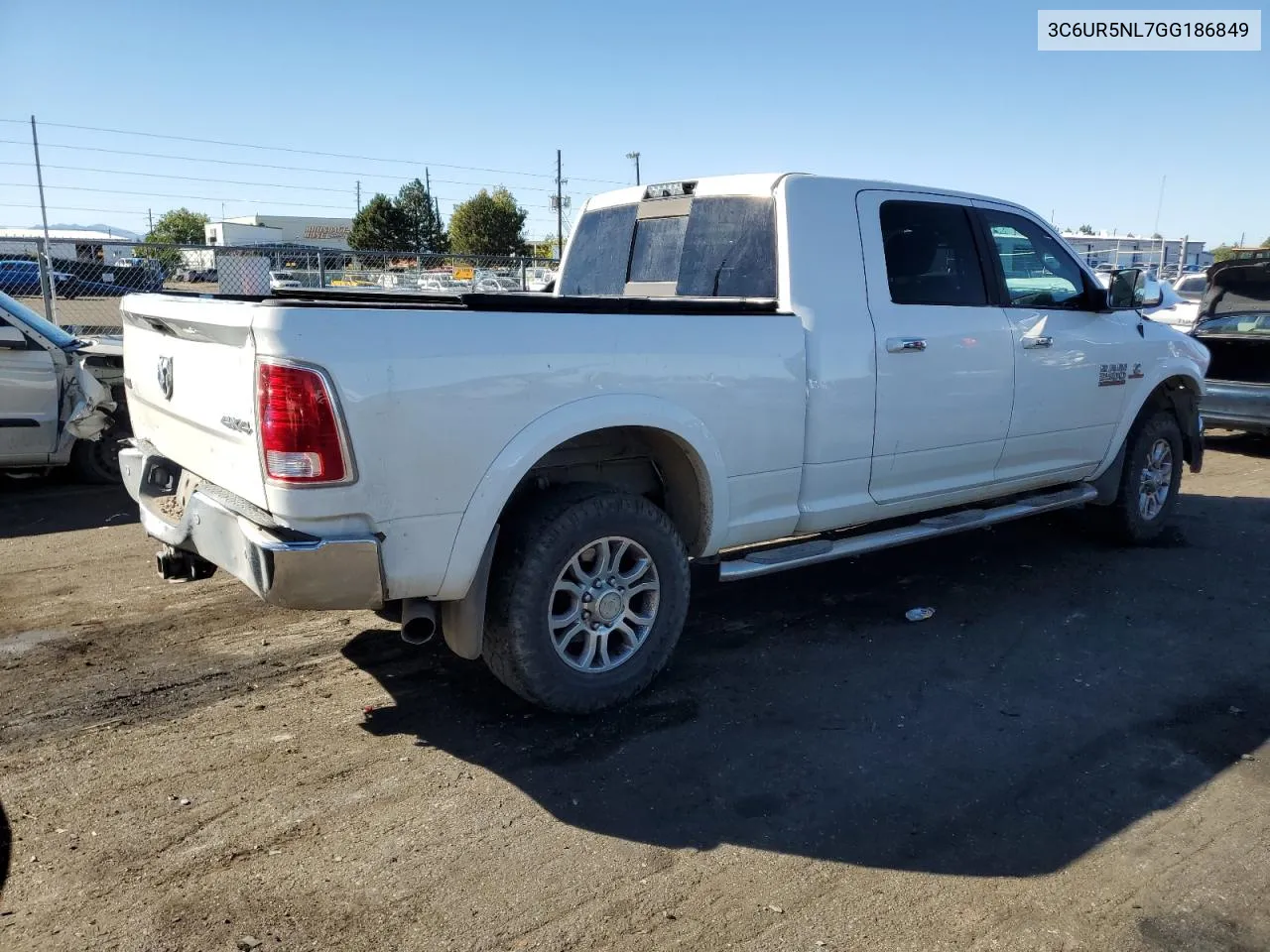 2016 Ram 2500 Laramie VIN: 3C6UR5NL7GG186849 Lot: 73250534