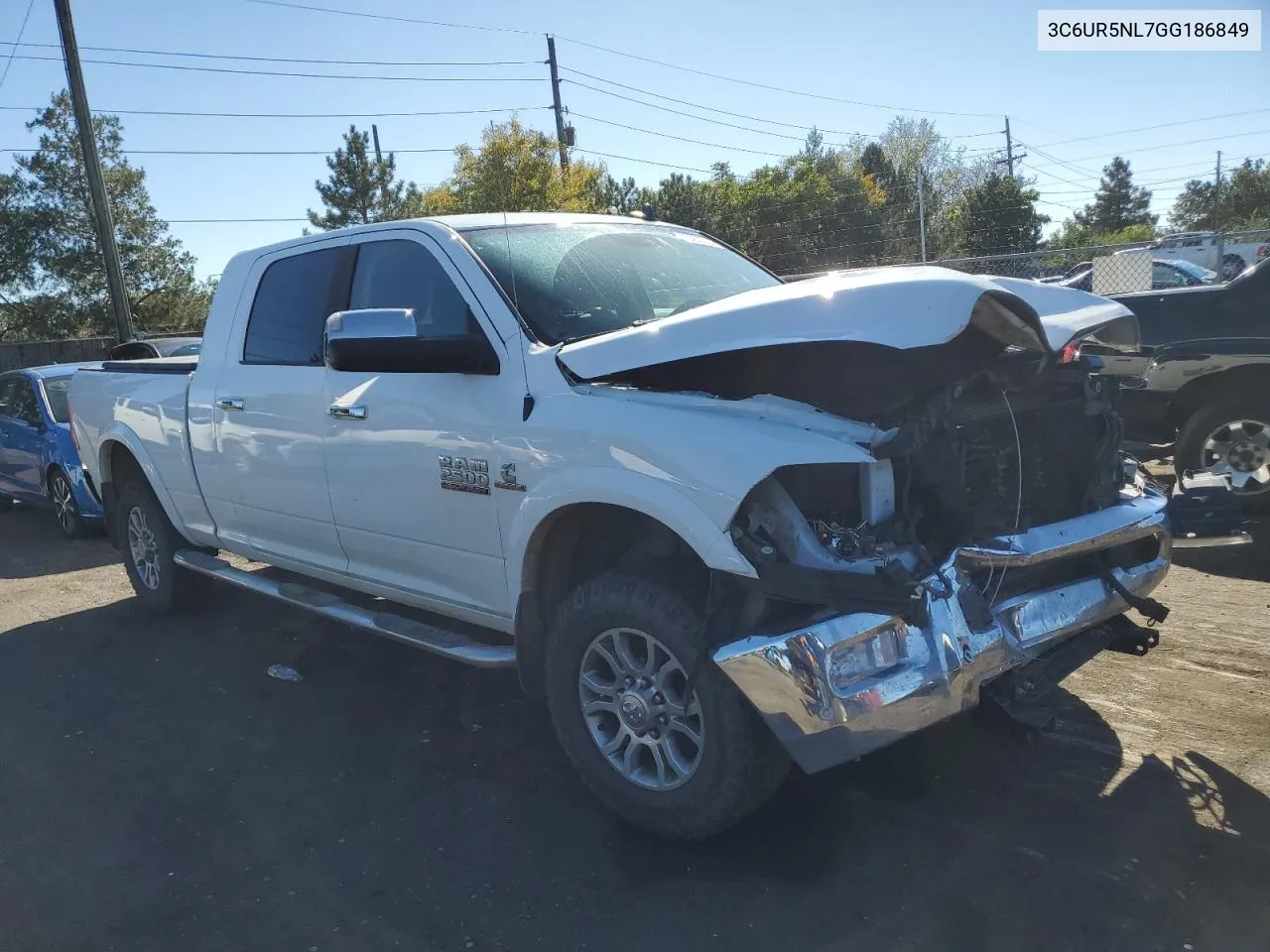 2016 Ram 2500 Laramie VIN: 3C6UR5NL7GG186849 Lot: 73250534