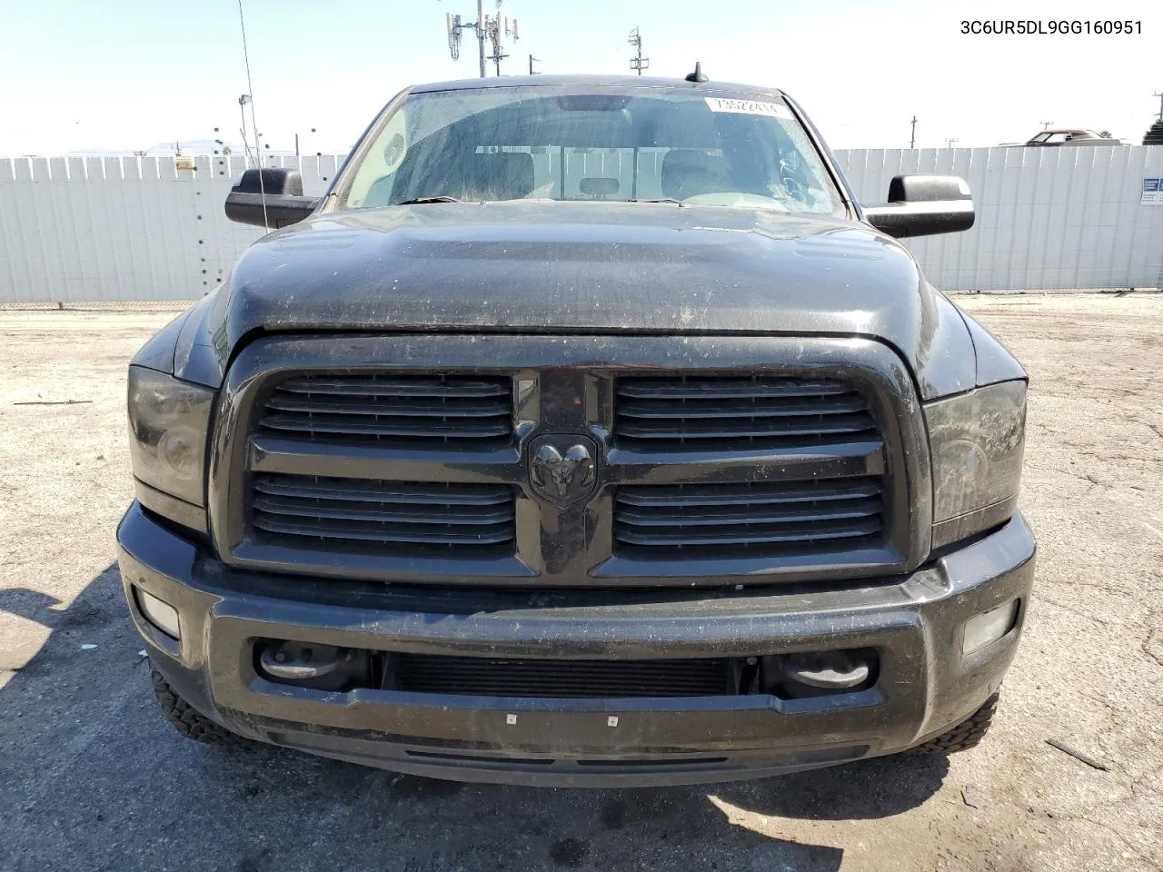 2016 Ram 2500 Slt VIN: 3C6UR5DL9GG160951 Lot: 73522414