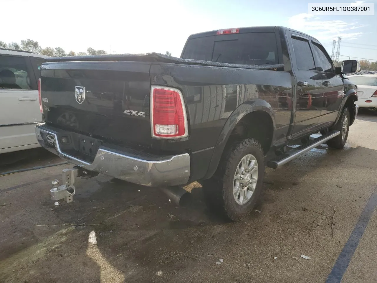 2016 Ram 2500 Laramie VIN: 3C6UR5FL1GG387001 Lot: 74268534