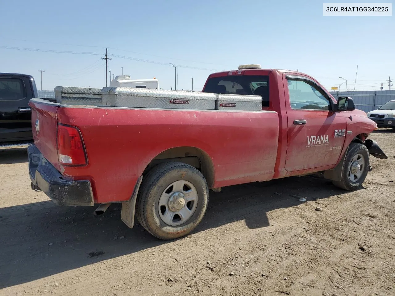 2016 Ram 2500 St VIN: 3C6LR4AT1GG340225 Lot: 75015994