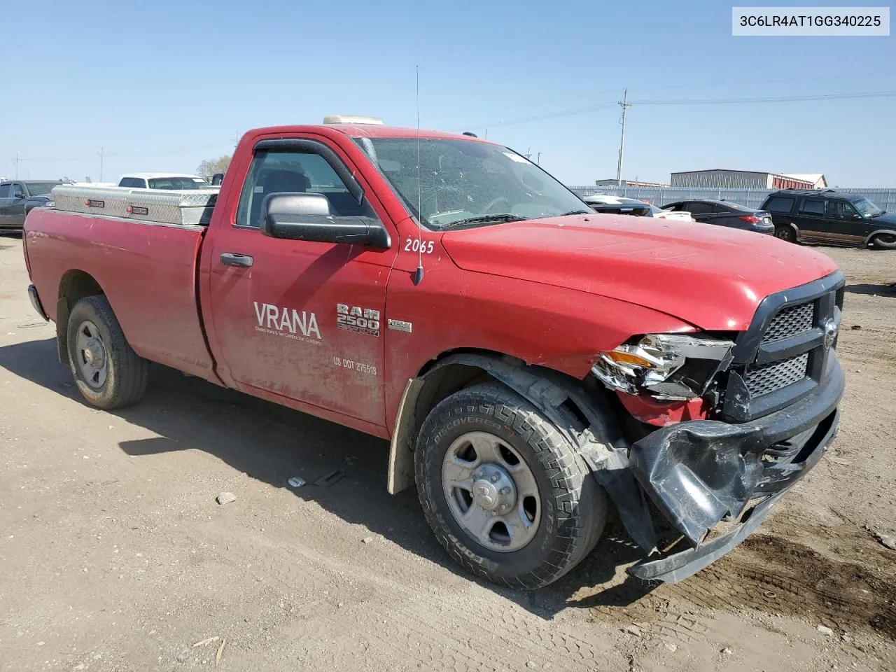 2016 Ram 2500 St VIN: 3C6LR4AT1GG340225 Lot: 75015994