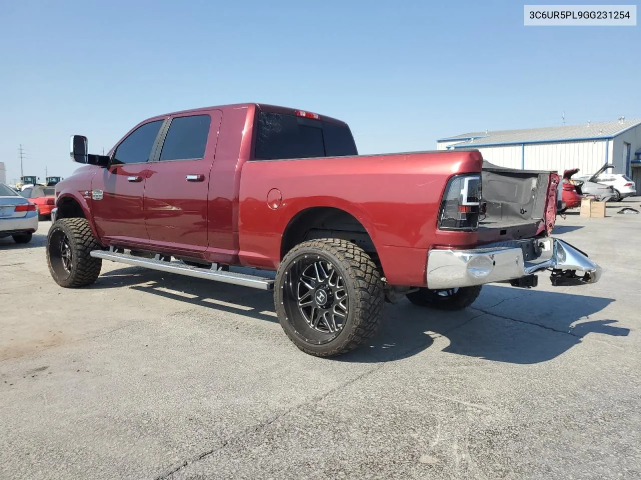 2016 Ram 2500 Longhorn VIN: 3C6UR5PL9GG231254 Lot: 75338184