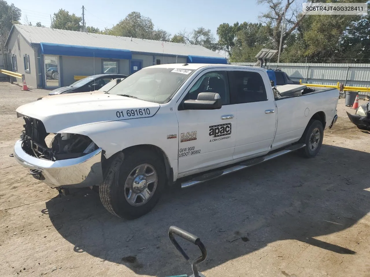 2016 Ram 2500 Slt VIN: 3C6TR4JT4GG328411 Lot: 75592764