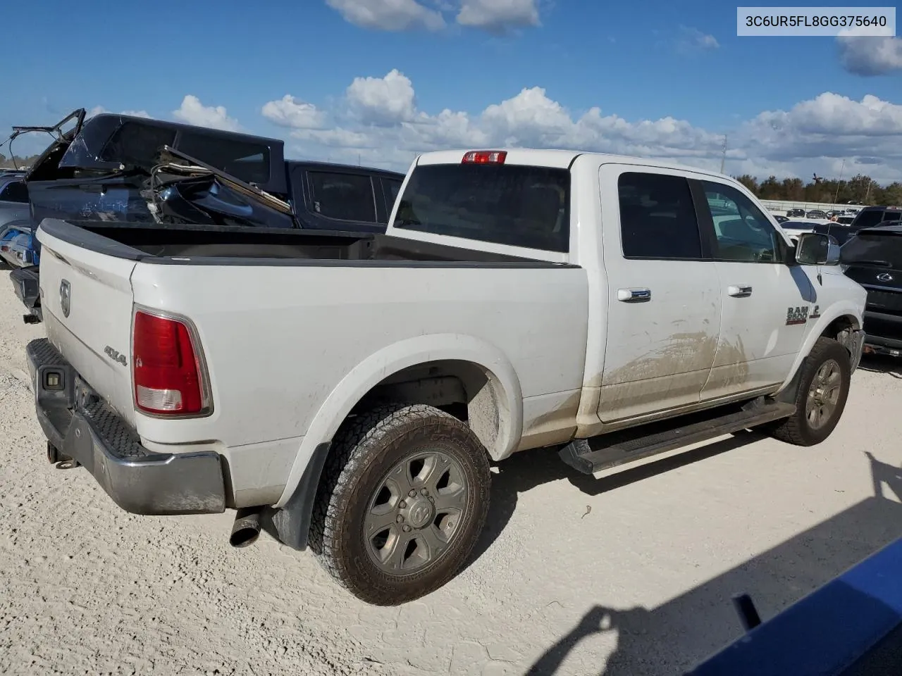 2016 Ram 2500 Laramie VIN: 3C6UR5FL8GG375640 Lot: 75600104