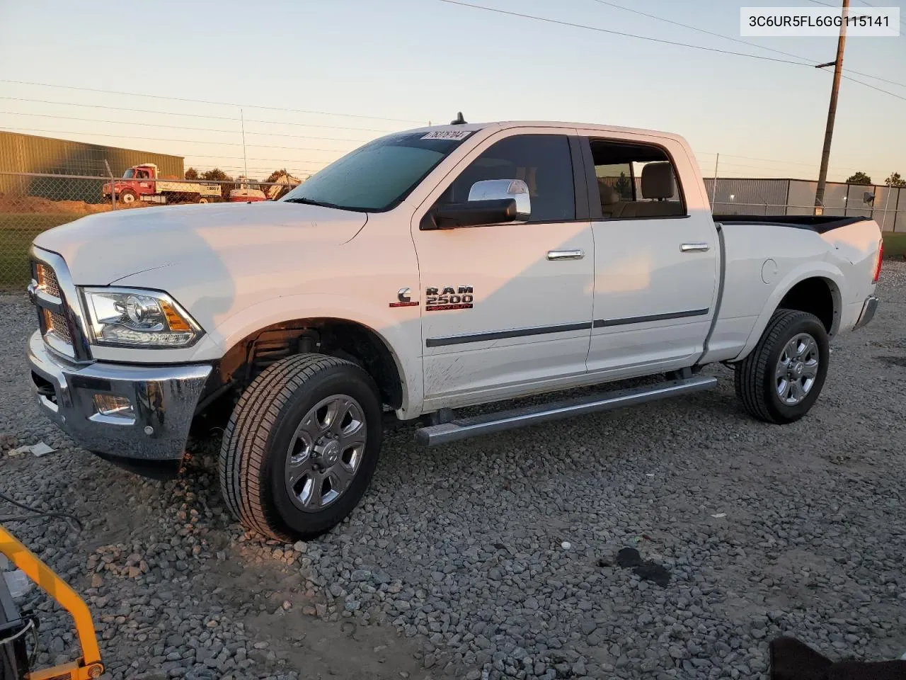 2016 Ram 2500 Laramie VIN: 3C6UR5FL6GG115141 Lot: 76376704