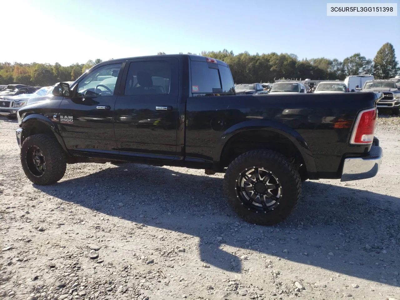 2016 Ram 2500 Laramie VIN: 3C6UR5FL3GG151398 Lot: 76380074