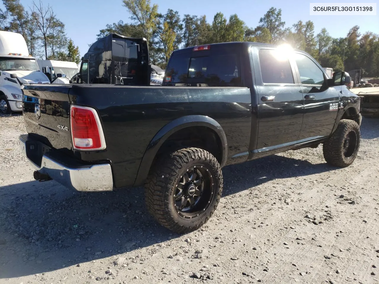 2016 Ram 2500 Laramie VIN: 3C6UR5FL3GG151398 Lot: 76380074