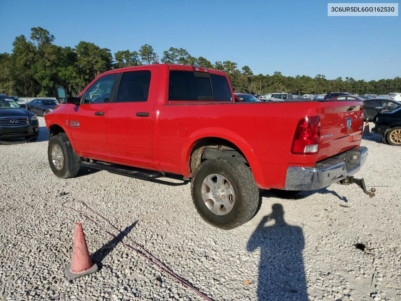 2016 Ram 2500 Slt VIN: 3C6UR5DL6GG162530 Lot: 76759444