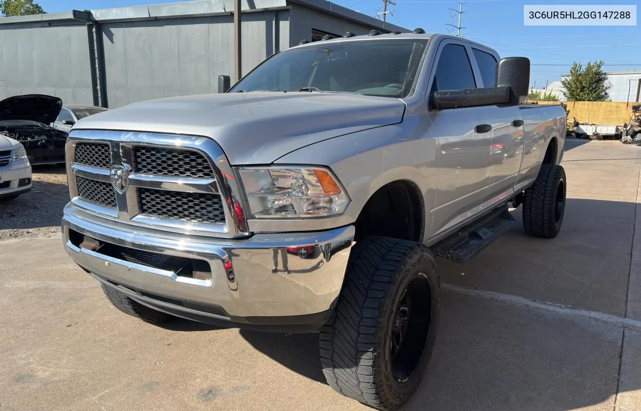 2016 Ram 2500 St VIN: 3C6UR5HL2GG147288 Lot: 78174874