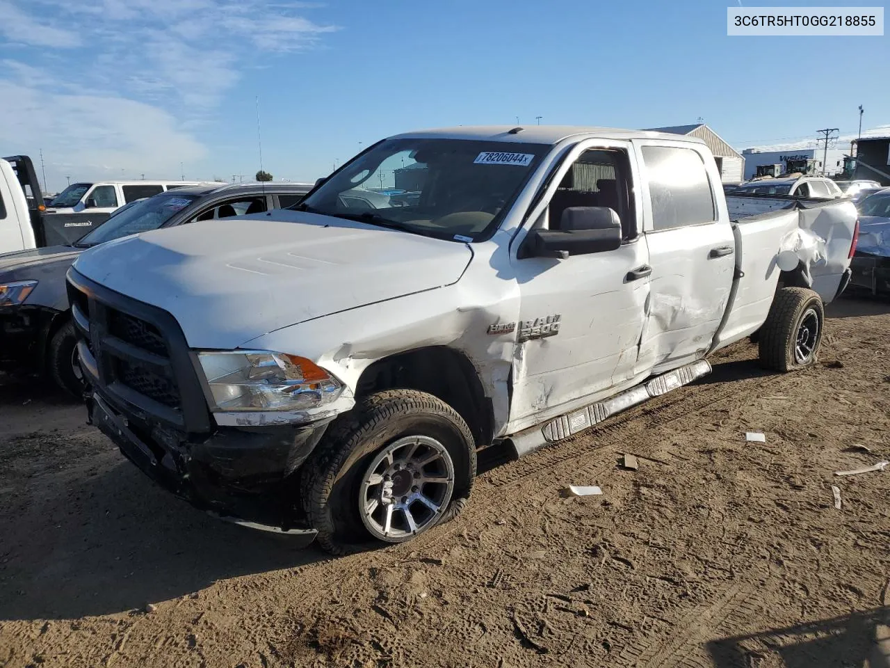 2016 Ram 2500 St VIN: 3C6TR5HT0GG218855 Lot: 78206044